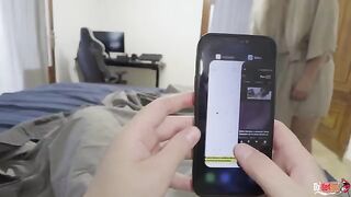The man did not notice how his stepson fucked his wife in this hot vid