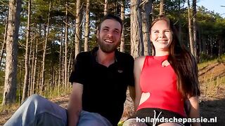 Sex in the forest is especially erotic, a beauty I would like to fuck