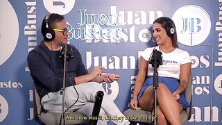 A sexy homemade show with Natalia Garcia, full of fire and passion