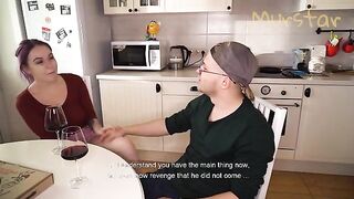 The delivery guy came with an unexpected but pleasant surprise for the kitchen