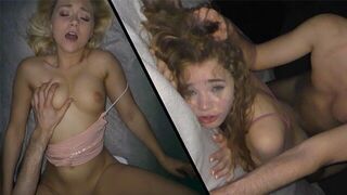 There will be no gentle sex! The girls scream and shudder hard