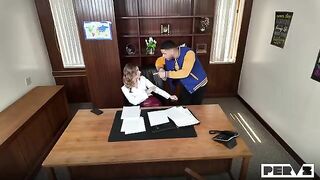 The workplace is no barrier to passion, and this video proves it