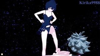 Secre Swallowtail(Nero) and Asta fuck on the beach