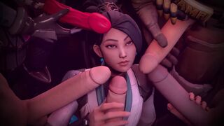 Best Valorant Hentai compilation ever! (SFM/Blender)