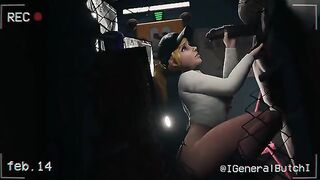FNAF Security Breach Vanessa sucked and fucked in a office at Freddy Fazbear Mega Pizzaplex
