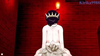 A girl secretly fucked in a hidden room with her boyfriend