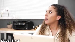 Accidental Lesbian Gangbang! The hottest all-girl interracial group sex orgy ever!