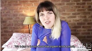 Female orgasm tutorial with penetration and theoretical practice