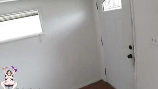 A desperate squatter offered her wet pussy to the homeowner in a steamy scene