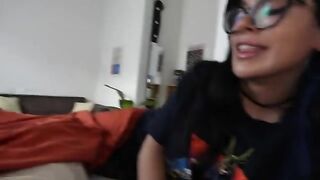 Girl came to her girlfriend for a sleepover, but things heated up