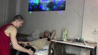 The girl has a great threesome sex with two guys in this hot vid