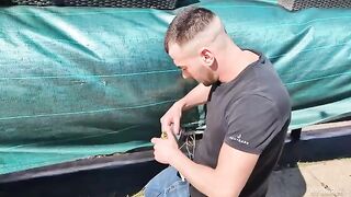 She received a package and tried to fuck with him