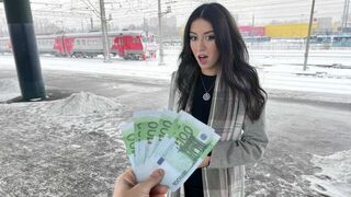 Now she will fulfill any wish for money, shot in stunning HD quality