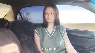 The cute girl played with her tongue, pleasing the guy in a steamy encounter