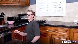 It's not easy to get off a cock, even for a hot blonde chick