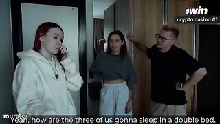 Girlfriend fucked while I jerk off calmly on the sidelines