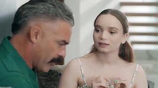 Preparation for the first date with stepdaughter