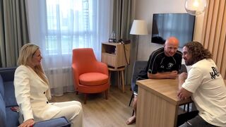 A surprise sex encounter with a ruski blondie and her impressive curves