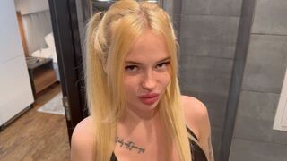A stunning blonde babe with a perfect body is always ready to get fucked