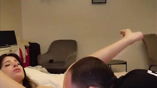 The couple has an intense and passionate sex session at home, capturing every moment in a steamy homemade video