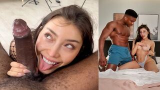 The bed saw how the guy passionately took her