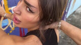 You can moan, you can scream, but you can't stop it - Sisi Rose gets fucked in public