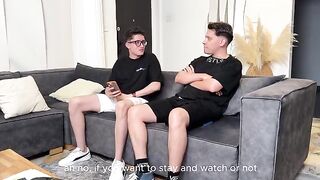 Ebony girl Carla Morelli gets fucked hard by her best friend in the house