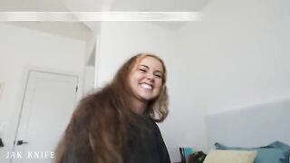 The guy’s cock is a real hijack, he fucks without mercy