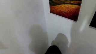 The girl was tied up and fucked in an intense anal session
