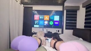A prank with a camera and a surprise threesome with Adaline Star