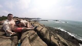 A girl was fucked in her juicy ass by a horny guy