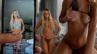 The girl is wet, but the guy does not want to fuck her yet
