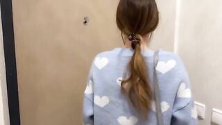 A woman is having fun with her husband's friend in this steamy scene