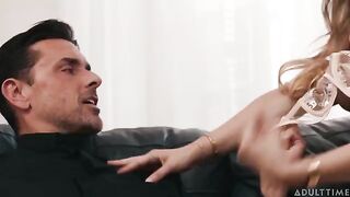 You can turn it up louder in the back, a steamy encounter on the couch
