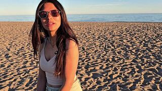 An empty beach isn't the best place for intimate moments with someone you don't know