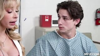A blondie in the hospital, you wouldn't believe what she did