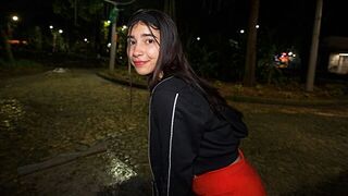 A cute Latina babe gets her asshole gapped hard in this intense vid