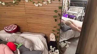 Girl passionately grabbed his cock as if it were a treasure