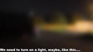 First-time experience with four guys in the car, raw and real