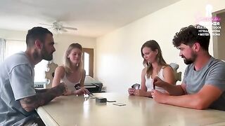 They played cards and ended up in a steamy foursome