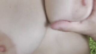 You can’t ignore those big natural boobs and the action around them