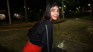 The girl is a slut and she loves to be fucked in public places