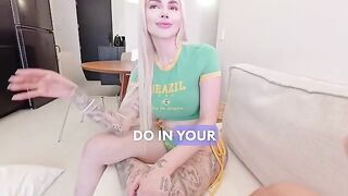 Latina with big tits has an interview and fucks like a slut