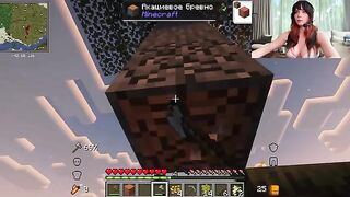 A girl with big boobs plays games before getting fucked hard