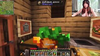 A girl with big boobs plays games before getting fucked hard
