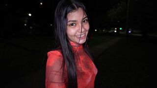 A horny Latina girl gets fucked hard by her boyfriend