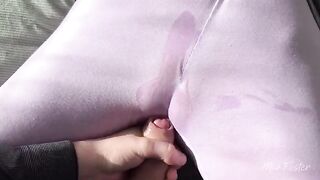 I play with my wet pussy with my thumb in this roleplay