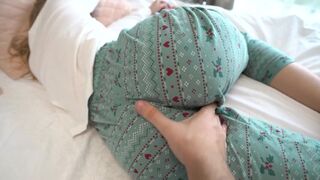 Stepsis has a wet dream about her stepbrother and fucks him