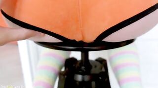 Cute step sis Lana fucked hard by her step bro in ass