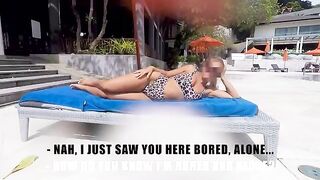 I picked up a chick at the pool, and she asked me to film her